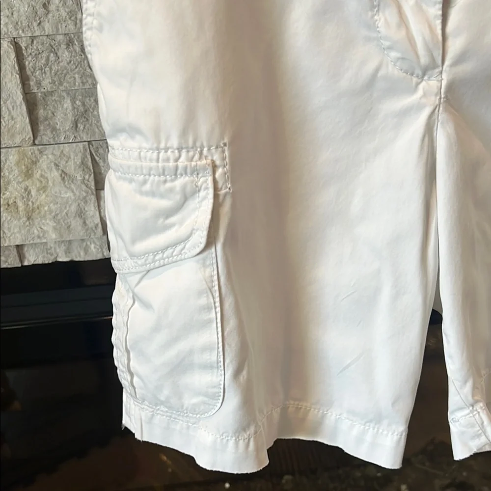 J. Crew Women's Chino City Fit White Cargo Shorts size 4